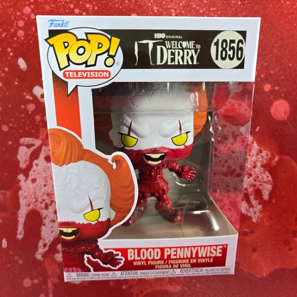 Pennywise Funko # 1856 (Nib) With Pop Protector